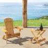 Houten buitenstoel met armleuningen - Adirondack tuinstoel - Adirondack image 7