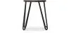 Barkruk Rond - Industrieel Ontwerp - Staal & Hout - 43cm - Hairpin image 7