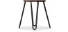 Barkruk Rond - Industrieel Ontwerp - Staal & Hout - 43cm - Hairpin image 7