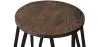 Barkruk Rond - Industrieel Ontwerp - Staal & Hout - 43cm - Hairpin image 7