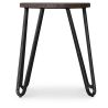 Barkruk Rond - Industrieel Ontwerp - Staal & Hout - 43cm - Hairpin image 7