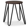 Barkruk Rond - Industrieel Ontwerp - Staal & Hout - 43cm - Hairpin image 7