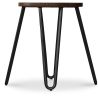 Barkruk Rond - Industrieel Ontwerp - Staal & Hout - 43cm - Hairpin image 7