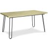 Rechthoekige eettafel - Industrieel - Hout & Metaal - 150cm - Hairpin image 7