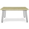 Rechthoekige eettafel - Industrieel - Hout & Metaal - 150cm - Hairpin image 7