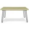 Rechthoekige eettafel - Industrieel - Hout & Metaal - 150cm - Hairpin image 7
