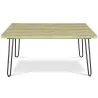 Rechthoekige eettafel - Industrieel - Hout & Metaal - 150cm - Hairpin image 7
