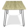Rechthoekige eettafel - Industrieel - Hout & Metaal - 150cm - Hairpin image 7
