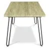 Rechthoekige eettafel - Industrieel - Hout & Metaal - 150cm - Hairpin image 7