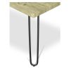 Rechthoekige eettafel - Industrieel - Hout & Metaal - 150cm - Hairpin image 7