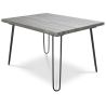Rechthoekige eettafel - Industrieel - Hout & Metaal -120cm - Haarspeld image 7