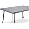Rechthoekige eettafel - Industrieel - Hout & Metaal -120cm - Haarspeld image 7