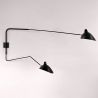 Flexo Lamp - Wandlamp - 2 armen zwart - George image 7