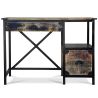 Houten bureau met laden - Industrieel ontwerp - Nashville image 7