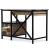 Houten bureau met laden - Industrieel ontwerp - Nashville image 7