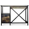 Houten bureau met laden - Industrieel ontwerp - Nashville image 7