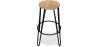 Ronde Kruk - Industrieel Ontwerp - Hout & Metaal - 66cm - Hairpin image 7