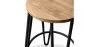 Ronde Kruk - Industrieel Ontwerp - Hout & Metaal - 66cm - Hairpin image 7