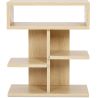 Scandinavische stijl lage plank met 5 compartimenten - Hout image 7