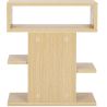 Scandinavische stijl lage plank met 5 compartimenten - Hout image 7