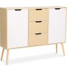 Houten Dressoir - Scandinavisch design - 3 laden - Roger image 7