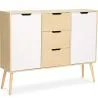 Houten Dressoir - Scandinavisch design - 3 laden - Roger image 7