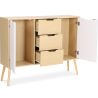 Houten Dressoir - Scandinavisch design - 3 laden - Roger image 7