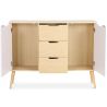 Houten Dressoir - Scandinavisch design - 3 laden - Roger image 7