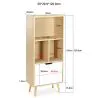 Houten Dressoir - Scandinavisch Design - 4 vakken - Roin image 7