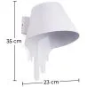 Wandlamp - Verfpot - Okamoto - Okamoto image 7