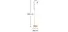 Staande lamp met marmeren voet - Woonkamerlamp - Carlo image 7
