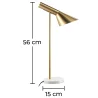 Flexo Lamp - Bureau Lamp - Marmer en Metaal - Celio image 7