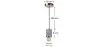 Plafondlamp - Hanglamp - Metaal en Beton - Felippo image 7