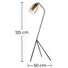 Driepoot vloerlamp - Design Woonkamerlamp - Cavalleta image 7