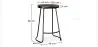 Barkruk - Industrieel ontwerp - Hout & Metaal - 66 cm - Adriel image 7