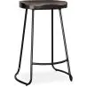 Barkruk - Industrieel ontwerp - Hout & Metaal - 66 cm - Adriel image 7