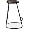 Barkruk - Industrieel ontwerp - Hout & Metaal - 66 cm - Adriel image 7