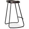 Barkruk - Industrieel ontwerp - Hout & Metaal - 66 cm - Adriel image 7