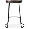 Barkruk - Industrieel ontwerp - Hout & Metaal - 66 cm - Adriel image 7