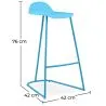 Metalen design kruk - Gaynor image 7