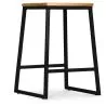 Barkruk industrieel ontwerp - hout en metaal - 60cm - Big Boy image 7