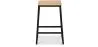Barkruk industrieel ontwerp - hout en metaal - 60cm - Big Boy image 7