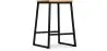 Barkruk industrieel ontwerp - hout en metaal - 60cm - Big Boy image 7