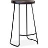 Barkruk - Industrieel Ontwerp - Hout & Metaal - 76 cm - Aiyana image 7