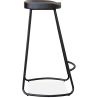 Barkruk - Industrieel Ontwerp - Hout & Metaal - 76 cm - Aiyana image 7