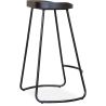 Barkruk - Industrieel Ontwerp - Hout & Metaal - 76 cm - Aiyana image 7