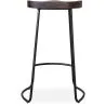 Barkruk - Industrieel Ontwerp - Hout & Metaal - 76 cm - Aiyana image 7