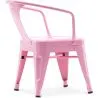 Kinderstoel met armleuningen - Kinderstoel Industrieel Ontwerp - Staal - Stylix image 7