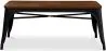 Industrieel Design Bank - Hout en Metaal - Stylix image 7