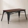 Industrieel Design Bank - Hout en Metaal - Stylix image 7
